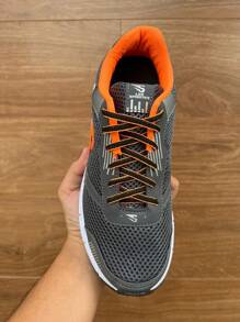 Men's Adult Lss Training Gym Shoes Comfort And Quality - Graphite / Orange - View 3