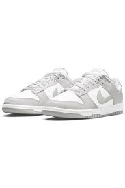 Nike Dunk Low Retro 男灰色 - 灰色 - 查看 3