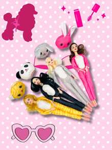 Osmos Muñeca con diseño de botarga y accesorios 1 pz - Azul - Ver 4