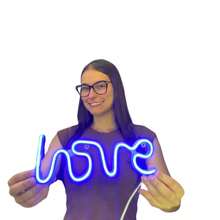 Luminária Parede Love Neon Led Decoração Luz 110v-220v