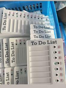 1 pc kinderen wekelijks schema zelfdiscipline hulpmiddel, basisschool leerling zelfgemaakte checklist bord, dagelijkse routine tijd tracker babyshower paascadeau spullen voor meisjes/jongens