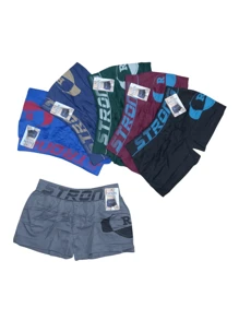 6 Piezas De BOXER JUVENIL (Hombre). Los Colores Y Diseños Se Envían Al Azar, Dependiendo Inventario - Multicolor - Ver 2