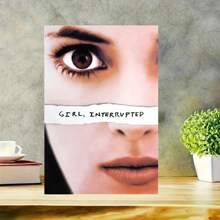 Girl, Interrupted" Movie Poster - Optional Frame Canvas Wall Art, 12x18 Inches - Perfect For Home Decor, Office Decor, Studio, For Man Cave, Bar, Club, Living Room Decor, Garage, Music Room, Bathroom Decor, Room Decor, Wall Art With Frame