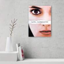 Girl, Interrupted" Movie Poster - Optional Frame Canvas Wall Art, 12x18 Inches - Perfect For Home Decor, Office Decor, Studio, For Man Cave, Bar, Club, Living Room Decor, Garage, Music Room, Bathroom Decor, Room Decor, Wall Art With Frame