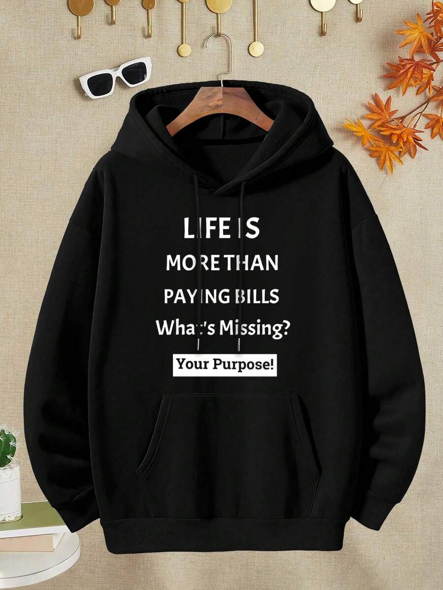 Find Your Purpose Inspirational Big Size Women Hoodie Jacket For Women