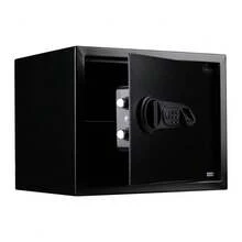 KASHBILL Caja Fuerte Biométrica Grande 30x38x30 cm modelo CFB03 con Cierre de Huella Digital y Llave de Emergencia, Seguridad Avanzada para Hogar y Oficina - Negro - Ver 5