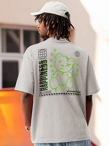 Men T-Shirts - 灰色 - 查看 4