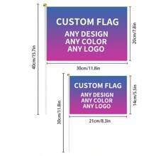 Customized Hand Waving Flag, Garden Banner, Suitable For Various Scenes, Party Decoration Items For All Kinds Of Festivals, Can Be Conveniently Hung Indoors & Outdoors,Multi-Functional,Durable,Anti-Mold,Ornamental,Reusable,Cute,Stylish,Adorable,High-Quality,Colorful,Custom,Unique,Personalized,Ideal Gifts For Him,Ideal Gifts For Her,Her,Boyfriend,Girlfriend,Dad,Mom,Family,Friends,Son,Daughter,Kids,Kitchen,Dining Room,Bedroom,Office,Living Room,Home,Garden,Tea Room,For Anniversaries,For Birthdays,For Housewarming,For Graduation,For Weddings,For Mother's Day,For Father's Day,For Children's Day,For Valentine's Day
