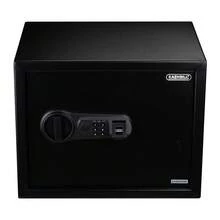 KASHBILL Caja Fuerte Biométrica Grande 30x38x30 cm modelo CFB03 con Cierre de Huella Digital y Llave de Emergencia, Seguridad Avanzada para Hogar y Oficina - Negro - Ver 3