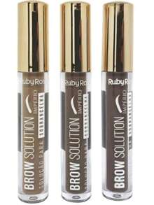 GEL CON COLOR PARA CEJAS BROW SOLUTION - RUBY ROSE (DARK) - Dark Brown - Ver 2