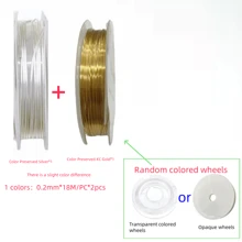 Juego de 2/3 piezas de alambre para hacer joyas, alambre metálico para cuentas, manualidades de joyas DIY, disponibles en oro, plata, oro rosa, KC oro, oro champán, 2 colores/3 colores, para joyería, manualidades y hechos a mano (principiantes y amantes de las manualidades)