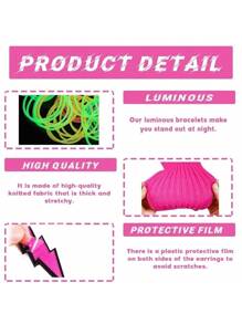 25 件 1980 年代复古派对套装、1980 年代女式花裙、万圣节圣诞服装配饰，包括 1980 年代 T 恤、暖腿套、渔网手套、眼镜、耳环、手镯、项链、角色扮演头带