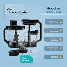 Licuadora Procesadora 7 Programas CO905KS Negro - Tipo de Enchufe B USA (110-127V) - Ver 10