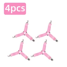 可调节三角形床单夹、沙发床单固定夹、桌布固定带、防滑床单扣、圣诞礼物 - 彩色 - 查看 11