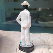 Image Of Zé Pelintra Cane Resin Umbanda And Candomblé 15 Cm - 彩色 - 查看 3