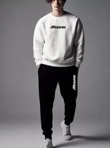 Men's Gym Training Sweatshirt Set New Launch Coat - White - View 1