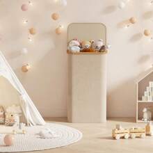 Lifewit Cesto para la Ropa Sucia de 100 L con Tapa, Cesta para la Colada con Asas de Bambú y Bolsa Extraíble, Cesto de Ropa Plegable Grande para Dormitorio, Cuarto de Baño, Dormitorio, Lavadero, Negro - Beis - Ver 9