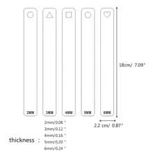 2pcs 2/3/4/5/6mm Polymer Clay Thickness Acrylic Roller Guide With Depth Adjusted Pottery Tool