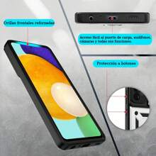 Evephones [3 In 1] Military Style Rugged Case Camshield For Redmi Poco Mi Case Modern Style + 9D Screen Protector Kit And Camera Lens Tempered Glass Anti-Scratch HD - White - View 4