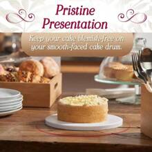 用于蛋糕装饰的专业蛋糕鼓：直径 12 英寸（30.5 厘米），厚度 0.47 英寸（1.2 厘米）坚固的纸板蛋糕底座，纸质材料 - 彩色 - 查看 4