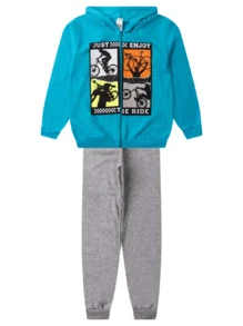 6 Piece Children's Sweatshirt Kit - Boys' And Girls' Winter Zipper - Sizes 1 To 16 - 3 Jackets + 3 Pants - 彩色 - 查看 8
