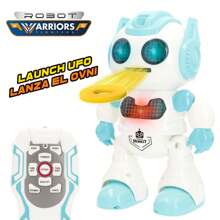 Color Baby Remote-Controlled Disc-Launching Robot - Multicolor - View 3