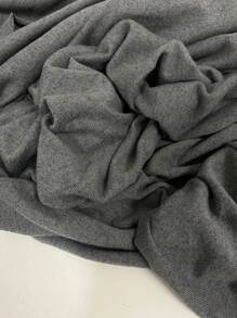 Knitted Fabric Knitted Wool Comfortable Wool 1 Meter (1.00 X 1.60) - 深灰色 - 查看 2