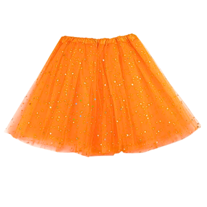 Saia De Tule Tutu Adulto Colorida Brilho 40cm Carnaval Fantasia Sainha Com Elástico Na Cintura Bailarina Rodada Filó