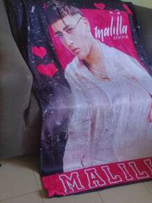 FRAZADAS PERSONALIZADAS TEDDY  SUAVE  FRAZADA VIAJERA - Rosa - Ver 2