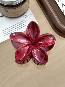 2 piezas de pinzas para el cabello de diseño de flores de acrílico, accesorios de pinza para el cabello elegantes y sofisticados personalizados para mujeres, uso versátil diario, para la escuela, la universidad
