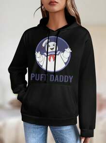 Puff Daddy Biggie Smalls Inspired Marshmallow Man Big Size Women Hoodie ...