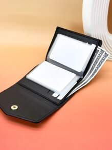 MINGYOU Vintage Crocodile Pattern Short Style PU Wallet With Multiple Card Slots High Capacity Unisex Card Holder For Women Wallet Mini Wallet Purse Wallet Card Wallet