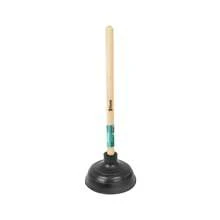 Bomba destapa caños de 15 cm Para destapar inodoros, tuberías y coladeras, hecho de hule fácil uso, hecho en México Desatascador, Destupidor, Desatorador, Sopapa, Sopapo, Sacapapa, Chupón, Chuclete, Ventosa para desobstruir cañerías - Negro - Ver 1