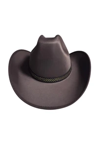 Unisex Adult Children Babies Cowboy Hat In Texan Colors In Fabric - Brown - View 6