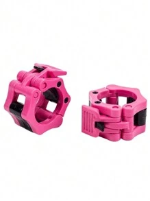 2pcs Barbell Clamps Collar Quick Release Barbell Clips Dumbbell Clasp, Weight Bar Plate, Anti-Skid, Safe Lock For Weightlifting Workout, Fitness Gym Accessories