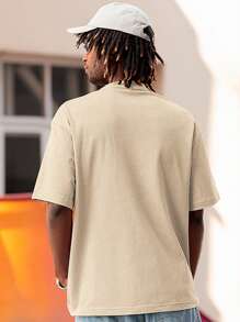 FLUXOGEEK Men T-Shirts - Màu Khaki - Xem 5