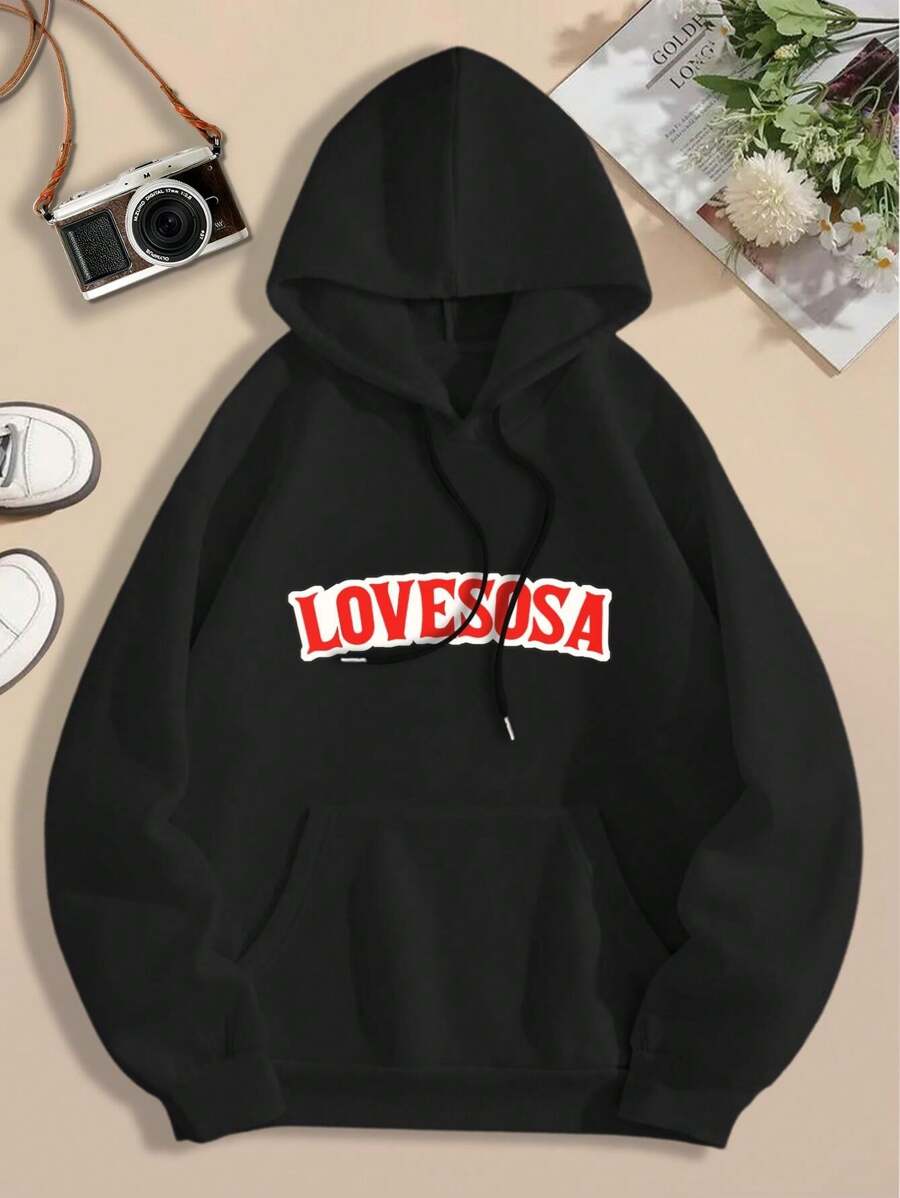 Love Sosa Big Size Women Hoodie Women's Jacket Chief Keef Backwoods Chiraq - 黑色 - 查看 1