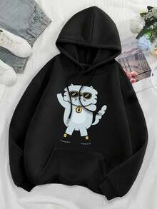 Cool Cat Influencer Big Size Women Hoodie Women's Hoodies Blockchain Celebrity Cat Apparel