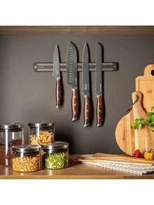 Kit 65 Magnetic Bar 33cm Knife Holder Tools Utensils Wall Mounted With Magnet Multipurpose Knife Holder