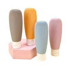 Kit 4 Or 3 60ML Bottles With Practical And Useful Transparent Case For Traveling Top Useful Dispenser - 套件 4 - 查看 3