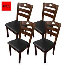 1/4/6pcs Solid Color PU Leather Square Chair Cushion Covers, Waterproof, Removable Seat Pads For Kitchen, Dining, Sofa - Multicolor - View 19