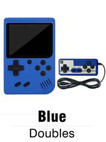 1pc Handheld Game Console With 400 Nostalgic Classic Retro Games Portable Mini Russian Old-Fashioned Handheld Gaming Console Supports Double-Player Game Handles Support TV Connection Rechargeable Holiday Gift For Husband And Boyfriend
