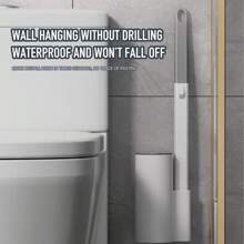 Cepillo de inodoro desechable con 18 recambios, sistema de limpieza de inodoro desechable con cepillo, soporte de almacenamiento y 18 cabezales de recambio para la limpieza del baño, decoración de otoño