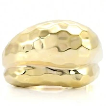 SlickBlue Gold Brass Ring, Simple & Sleek Stone-Free Design, Minimalist Jewelry, Classic Smooth Finish, Available In Sizes 5-10, Lightweight 9.70g, Stylish Women's Accessory For Any Occasion