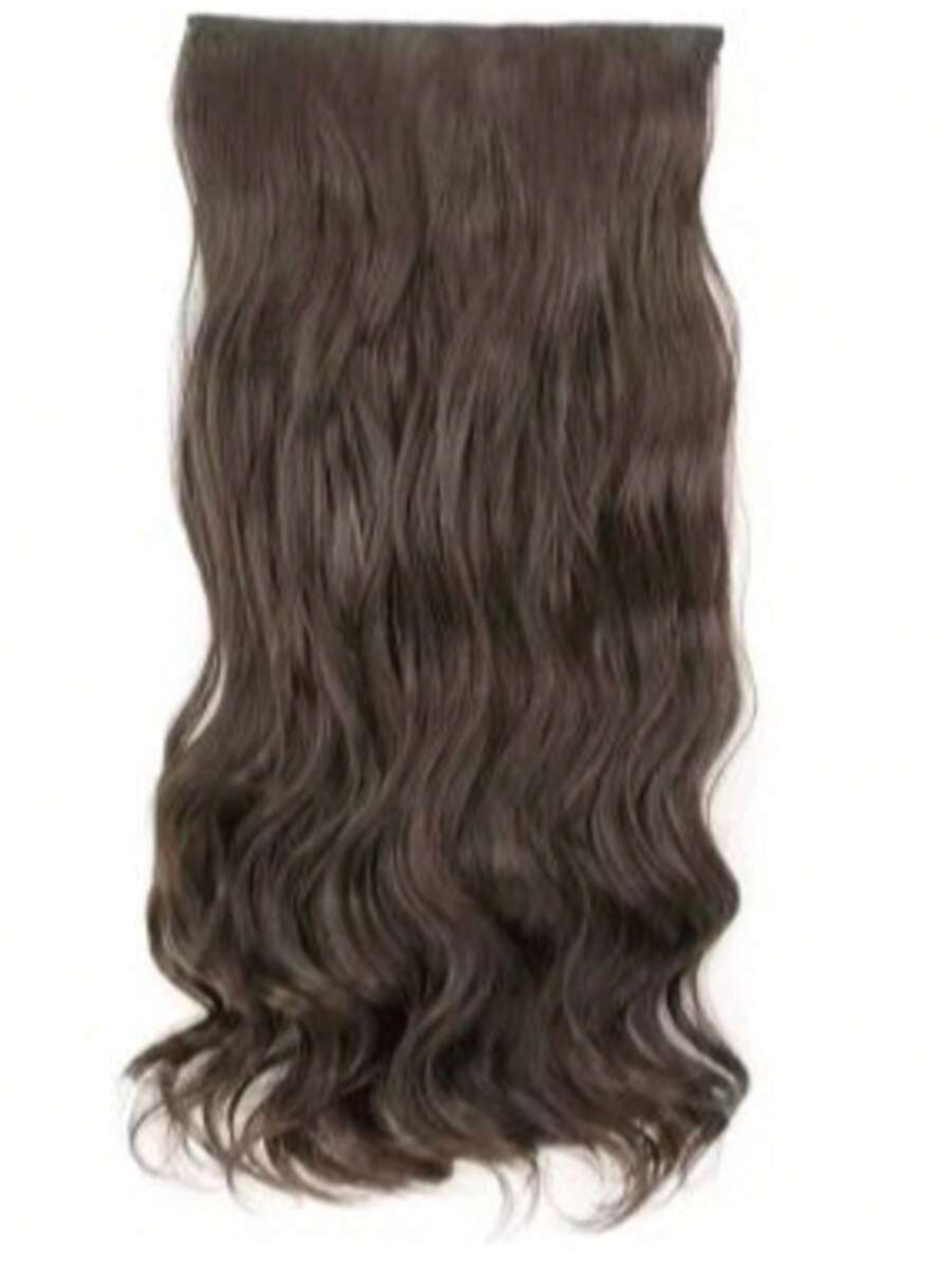 Premium Fiber Wavy Tic Tac Clip-In 70cm Similar To Human Hair - màu nâu - Xem 1