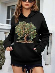 Coffee Tree Big Size Women Hoodie Caffeine Addict Coffee Drinks Coffee Is Always A Good Idea - Women's Jacket Game