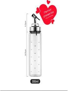 Cruet Holder For Olive Oil Vinegar Borosilicate Transparent 300ml And 500ml Measurements Kitchen - 透明 - 查看 6