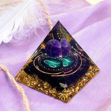 Collection des douze constellations, Pyramide Orgone, Bélier, Vierge, Taureau, Cancer, Capricorne, Sagittaire, Lion, Poissons, Gémeaux, Verseau, Balance, Scorpion, cristaux, outil de méditation Pyramide Orgone, décoration pour la maison, cadeau pour Thanksgiving, Noël, anniversaire