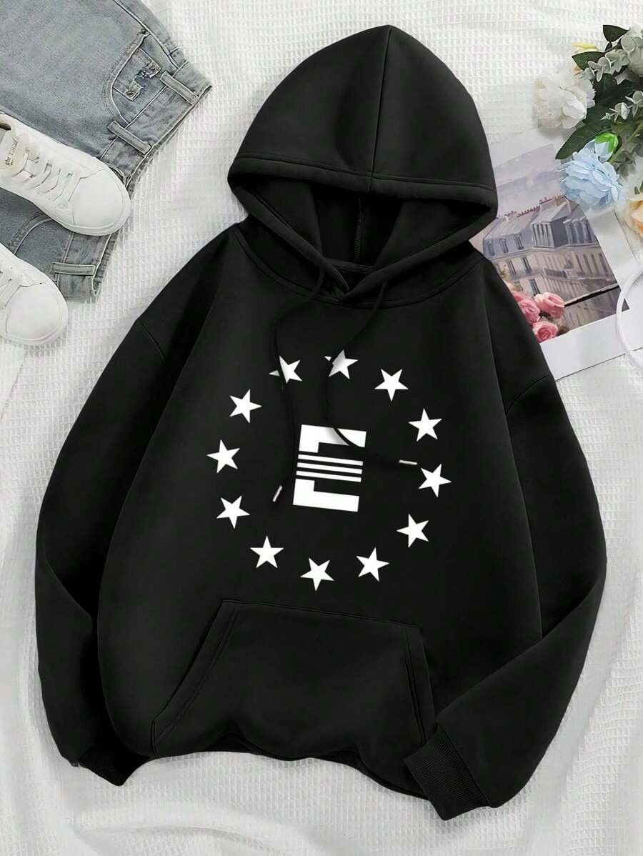 Enclave Logo Big Size Women Hoodie Sweatwomen Hoodies For Women Fallout 4 Fallout New Vegas Fallout 76 - Black - View 1