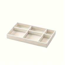1pc Chest Of Drawers Jewelry Box Packing Storage Box Household Earrings Studs Necklace Hair Accessories Flannel Cloth Jewelry Tray